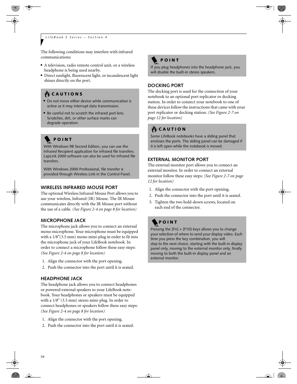 FUJITSU E-6664 User Manual | Page 62 / 104