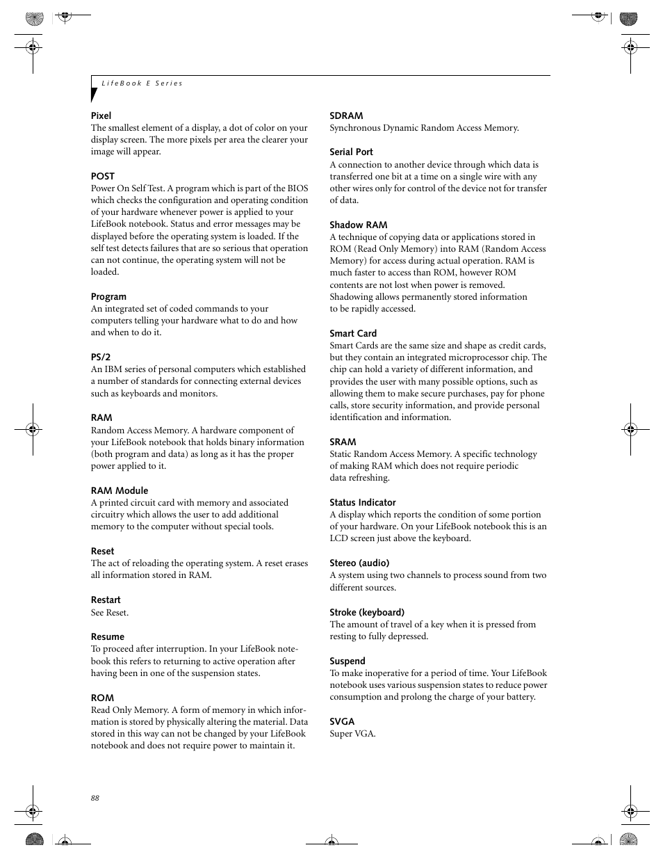 FUJITSU E-6664 User Manual | Page 96 / 104