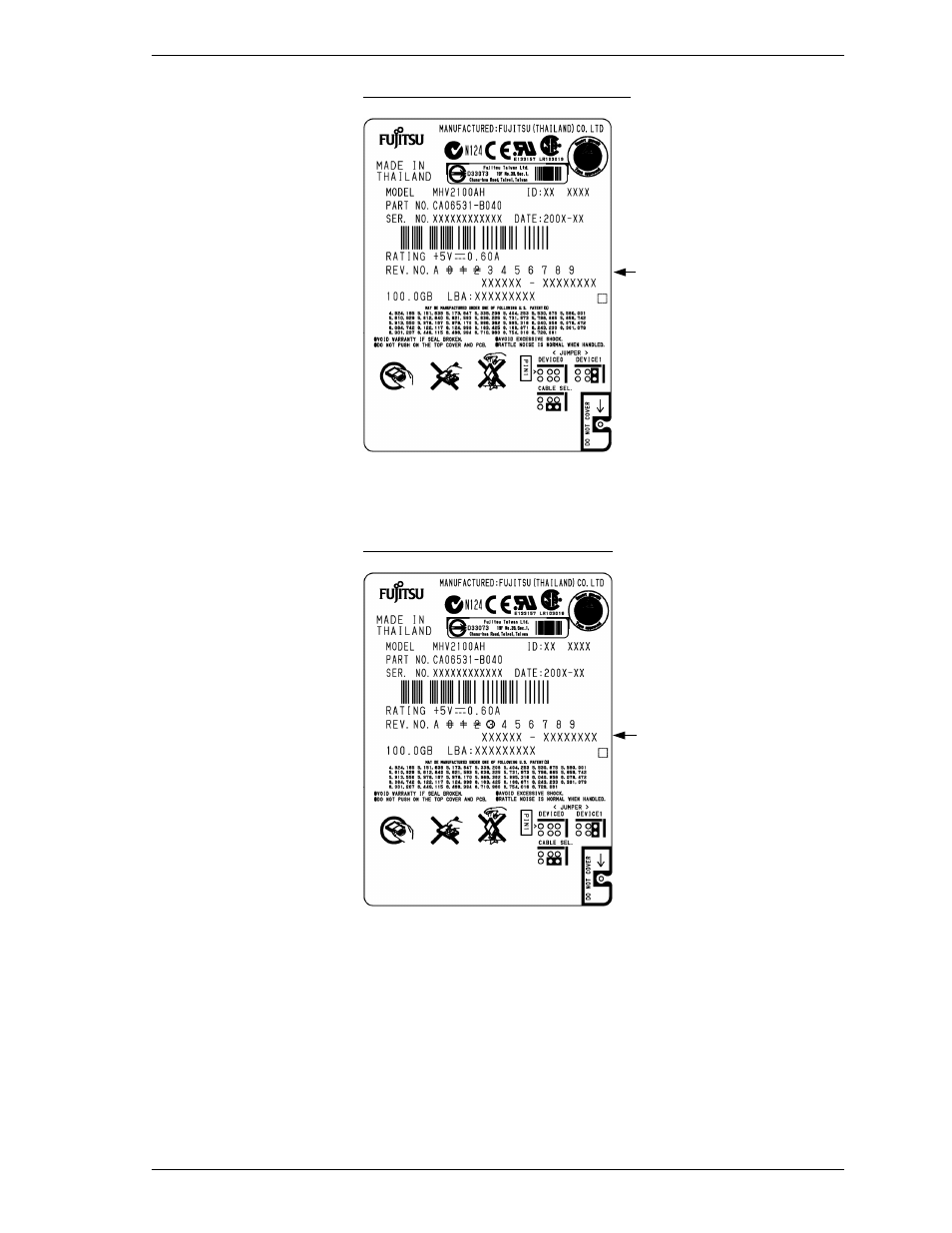 FUJITSU MHV2080AH User Manual | Page 21 / 40