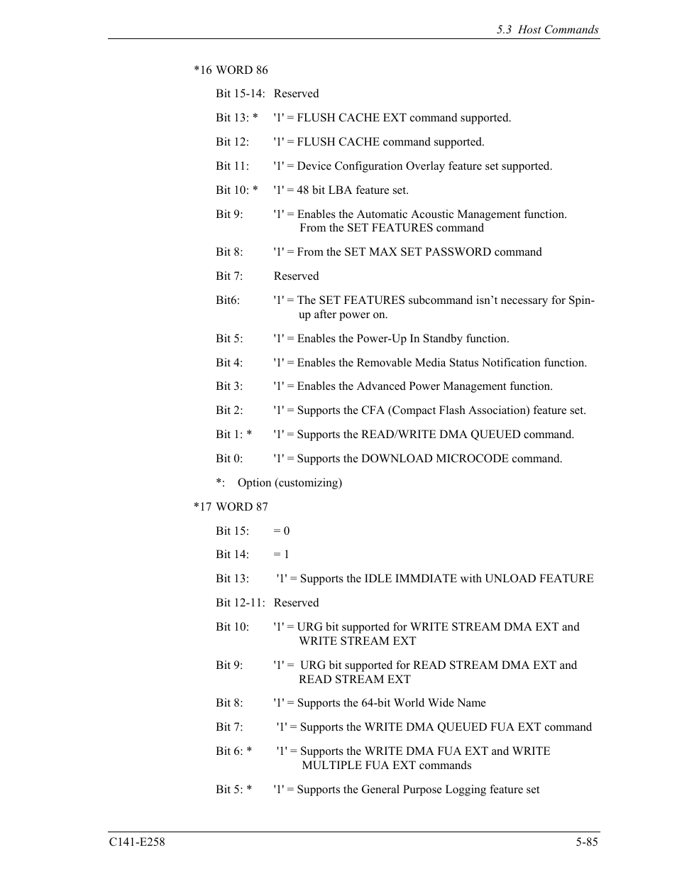 FUJITSU MHW2060AC User Manual | Page 161 / 278