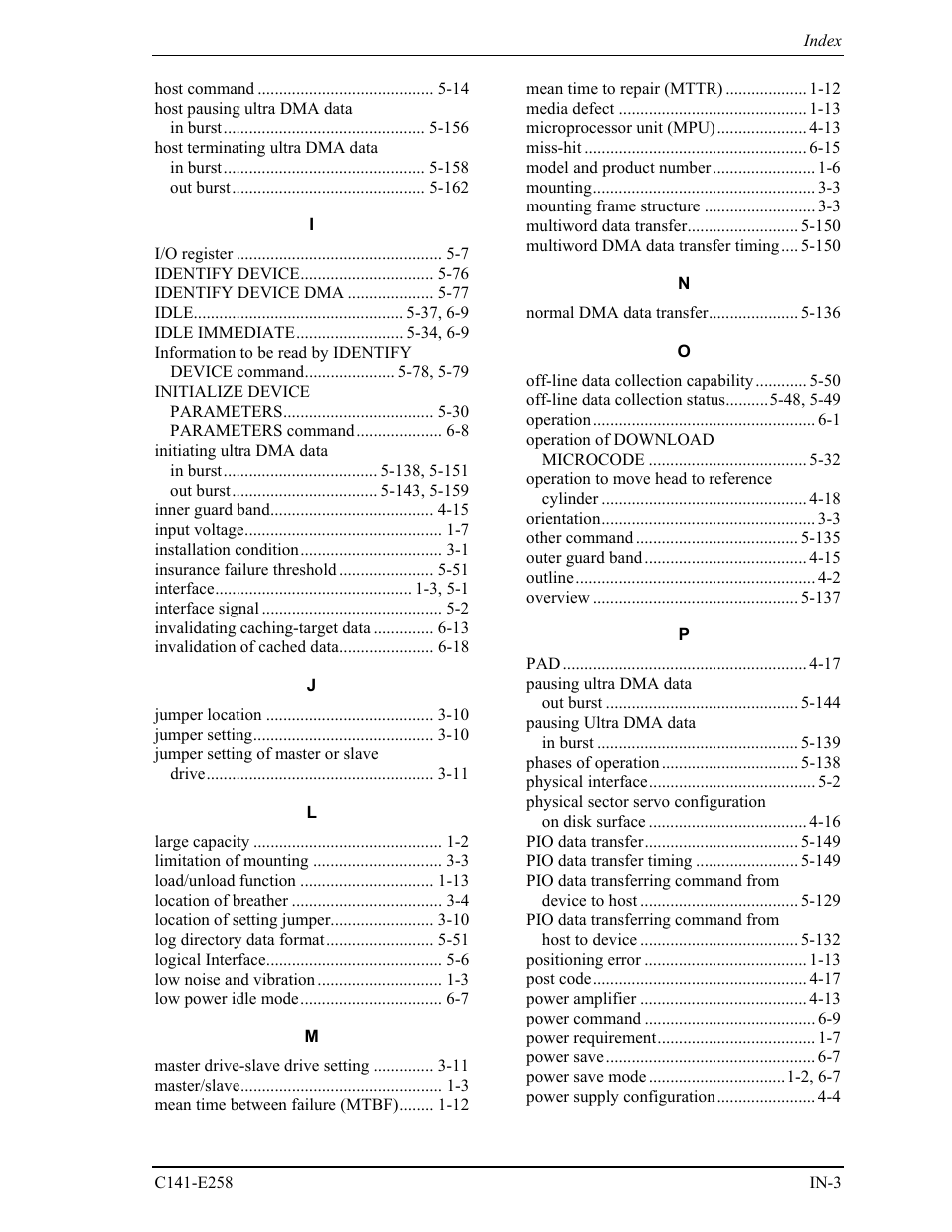 FUJITSU MHW2060AC User Manual | Page 269 / 278