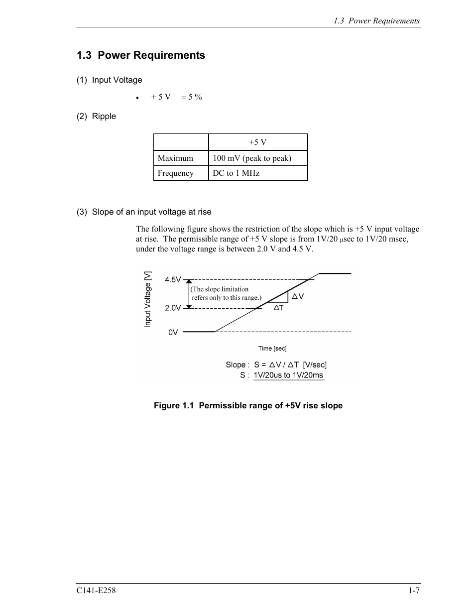 3 power requirements | FUJITSU MHW2060AC User Manual | Page 29 / 278