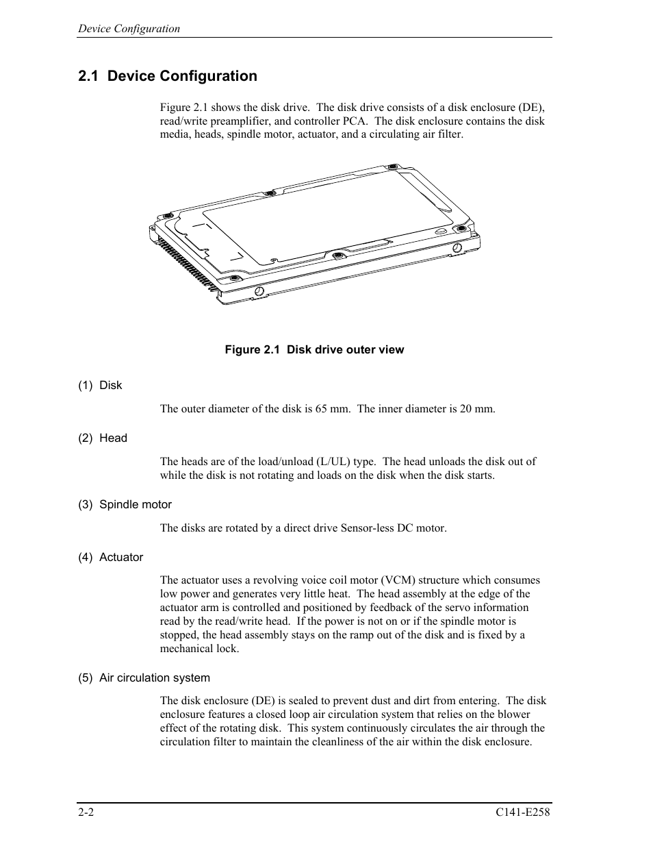 1 device configuration | FUJITSU MHW2060AC User Manual | Page 40 / 278
