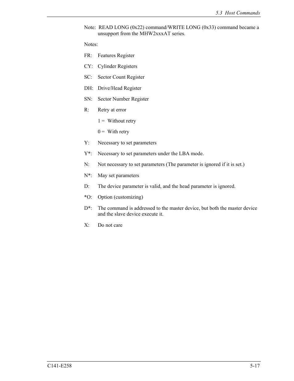 FUJITSU MHW2060AC User Manual | Page 93 / 278