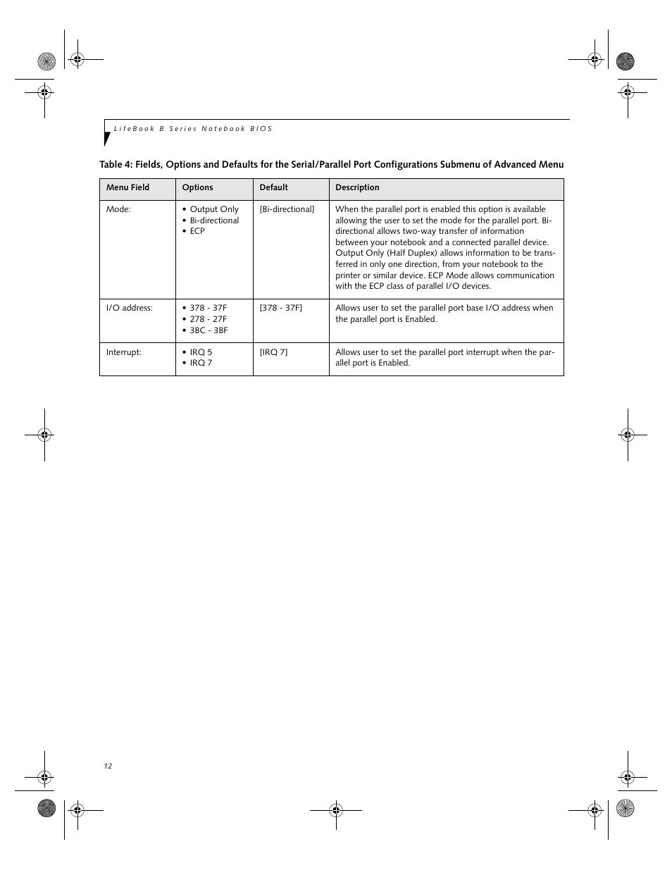 FUJITSU B2610 User Manual | Page 12 / 35