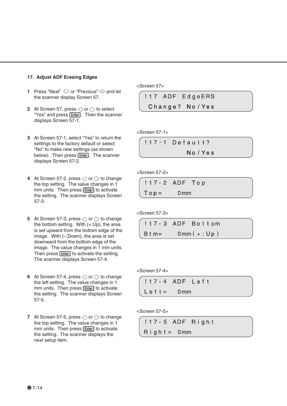 Adjust adf erasing edges, Adf edge erasing | FUJITSU fi-4750L User Manual | Page 82 / 95