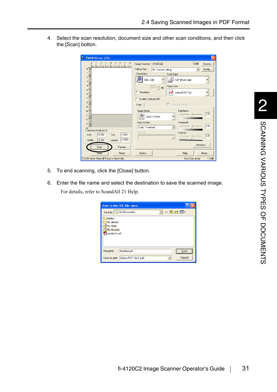 FUJITSU fi-4120C2 User Manual | Page 47 / 130