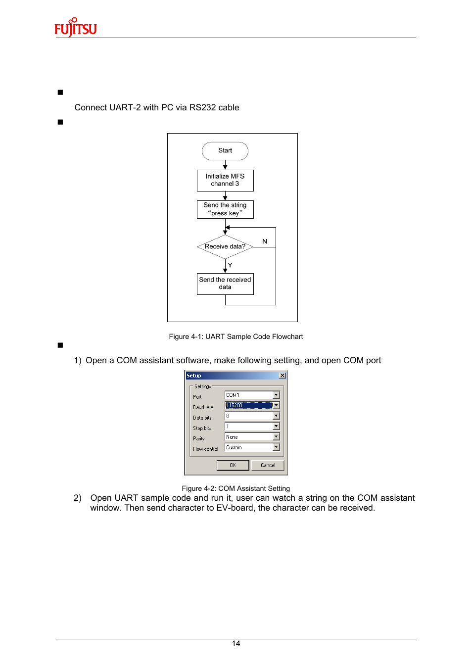 1 uart | FUJITSU 32-Bit Microcontroller MB9B500 Series User Manual | Page 14 / 34