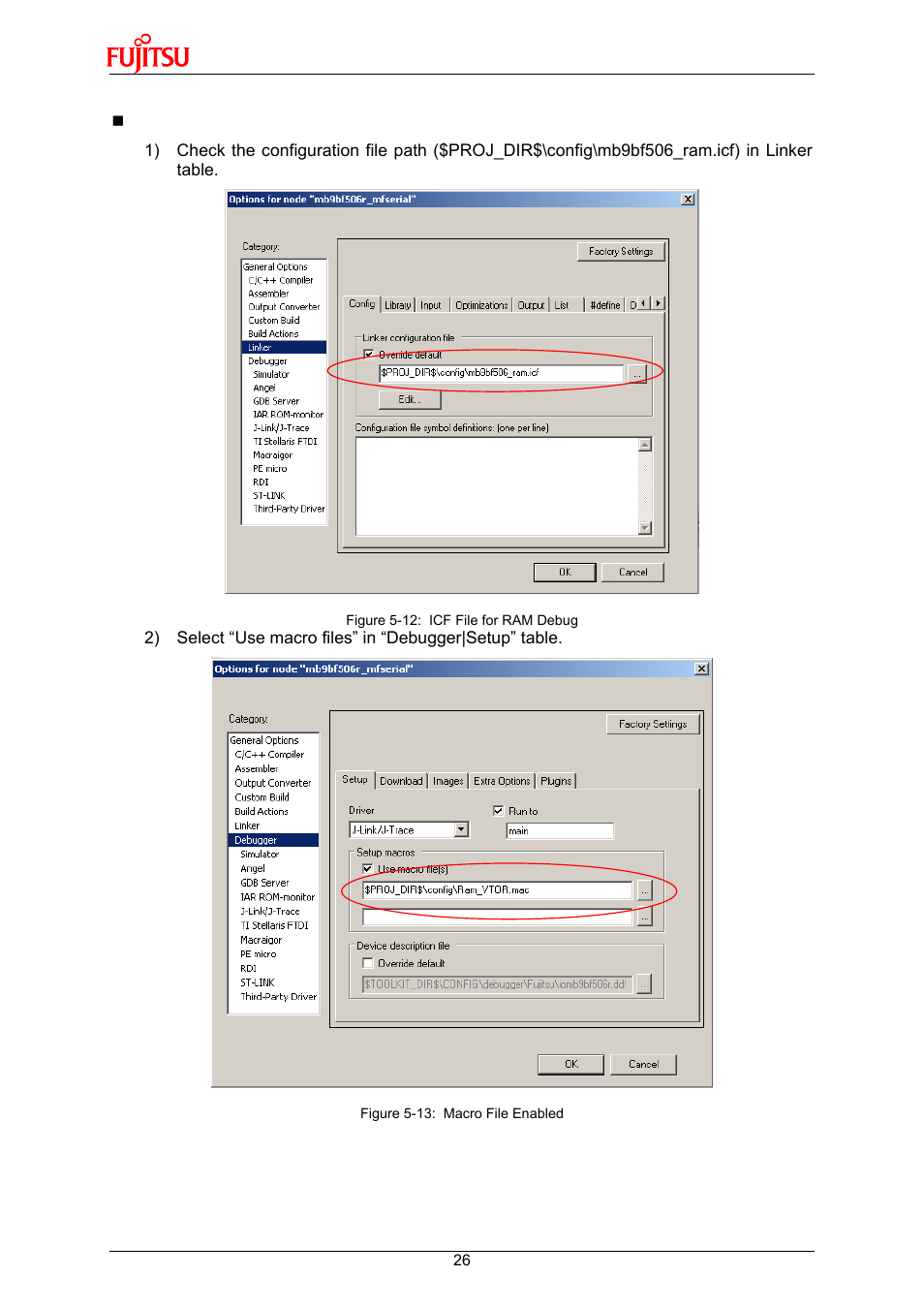 FUJITSU 32-Bit Microcontroller MB9B500 Series User Manual | Page 26 / 34