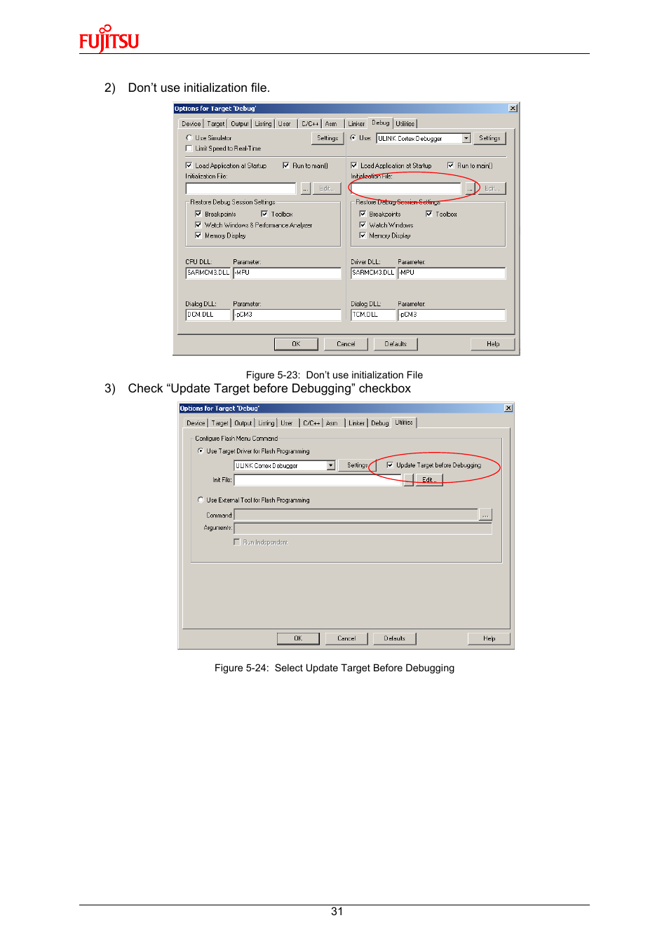 FUJITSU 32-Bit Microcontroller MB9B500 Series User Manual | Page 31 / 34