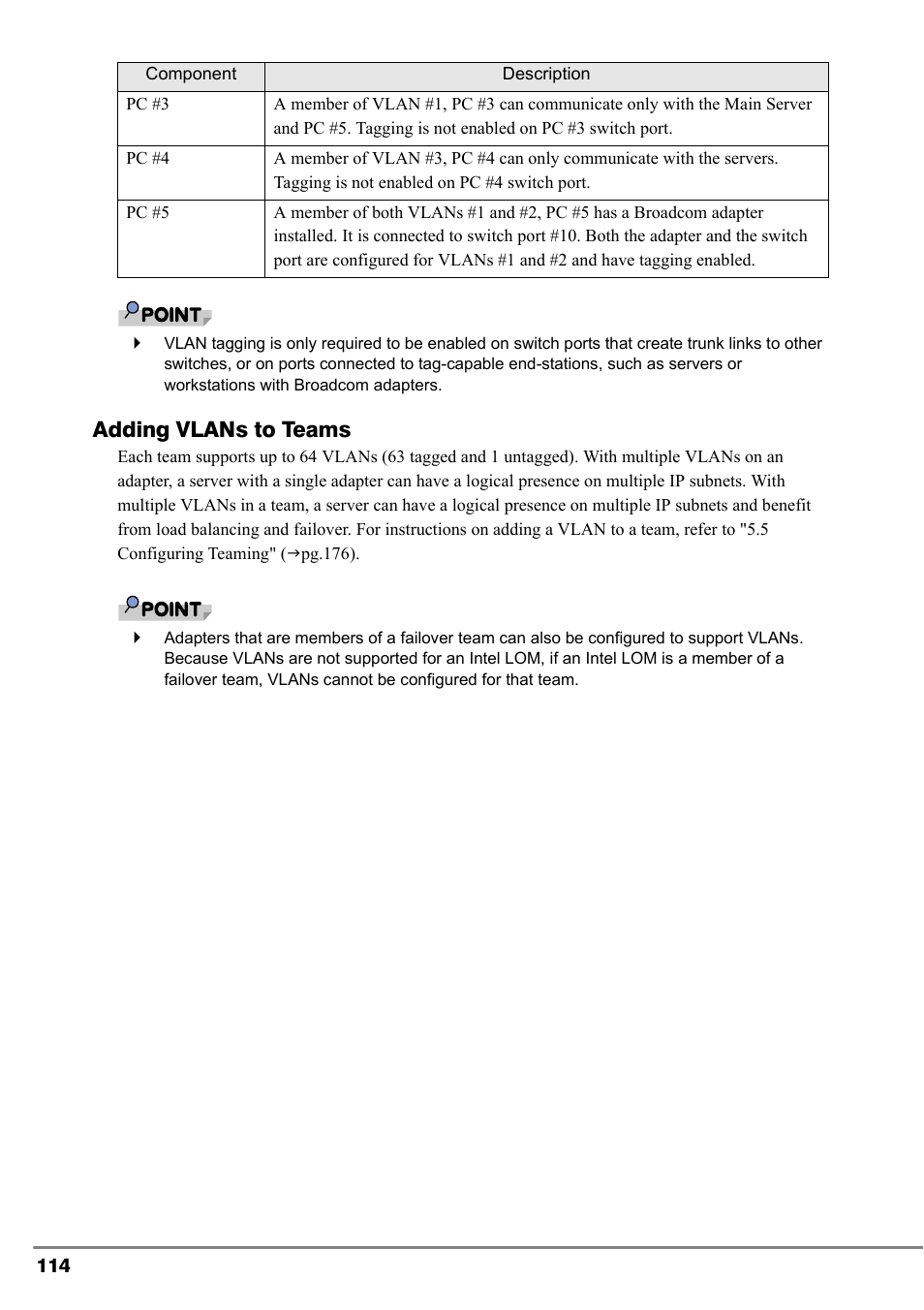 Adding vlans to teams | FUJITSU PG-FCS102 User Manual | Page 14 / 98