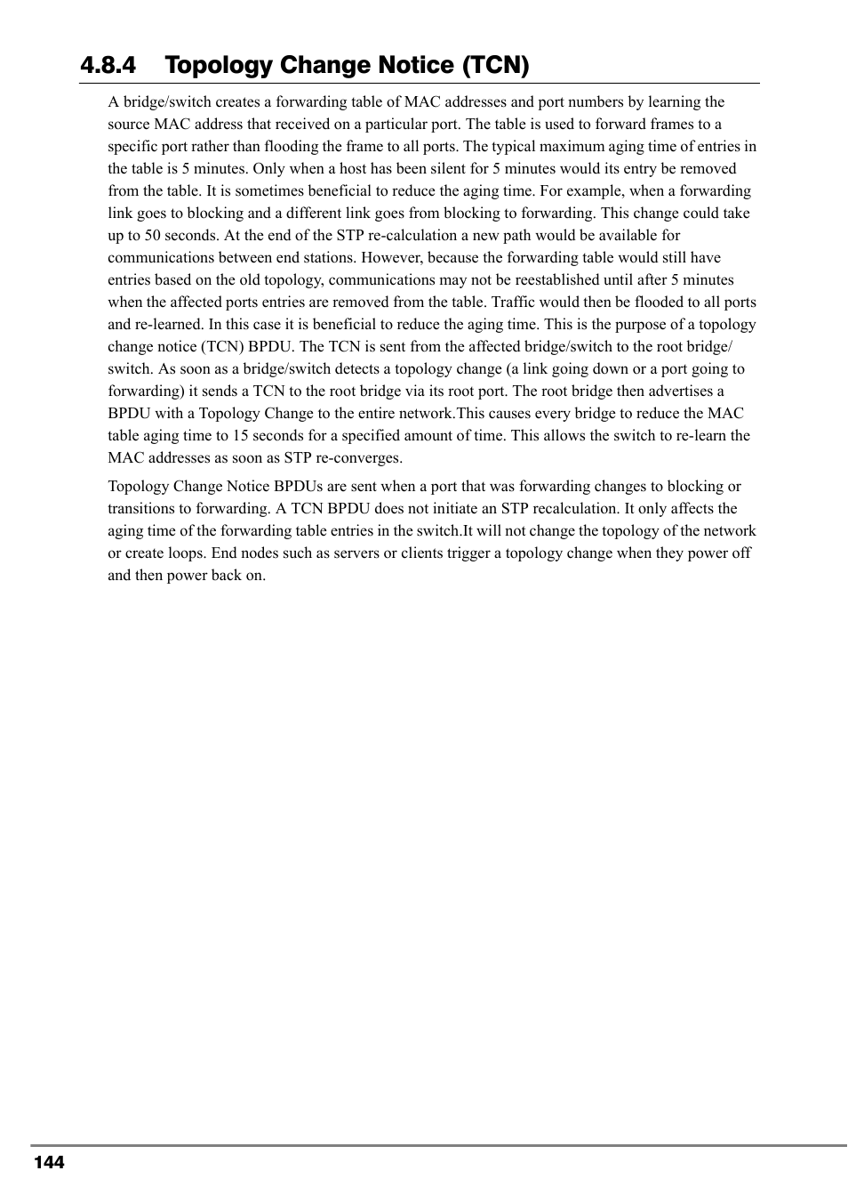 4 topology change notice (tcn) | FUJITSU PG-FCS102 User Manual | Page 44 / 98