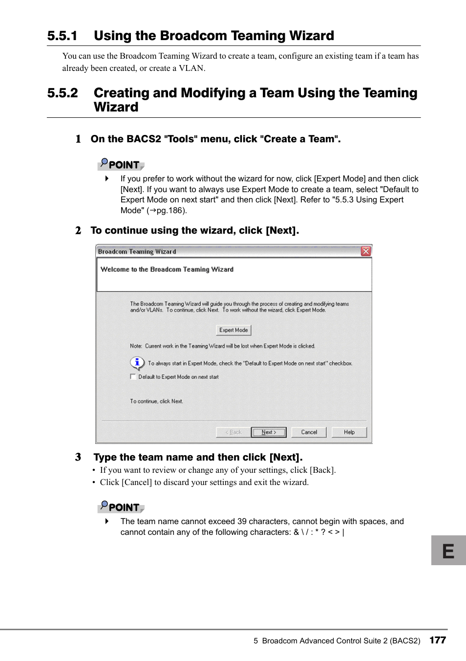 1 using the broadcom teaming wizard | FUJITSU PG-FCS102 User Manual | Page 77 / 98