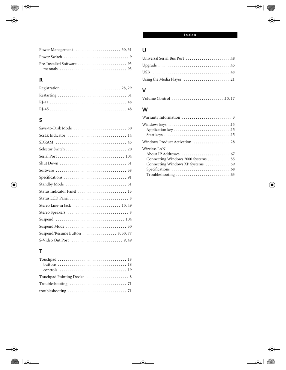 FUJITSU LIFEBOOK C2111 User Manual | Page 115 / 116