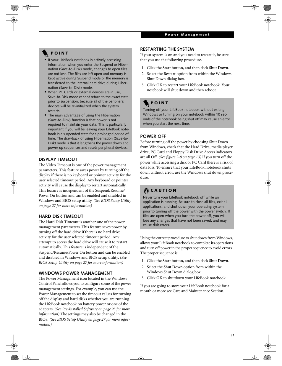FUJITSU LIFEBOOK C2111 User Manual | Page 37 / 116