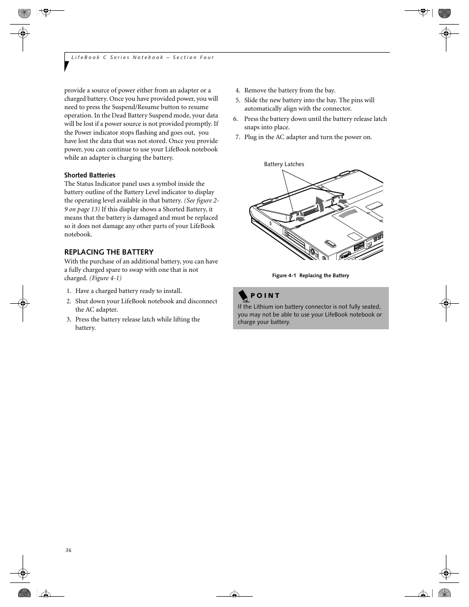 FUJITSU LIFEBOOK C2111 User Manual | Page 42 / 116