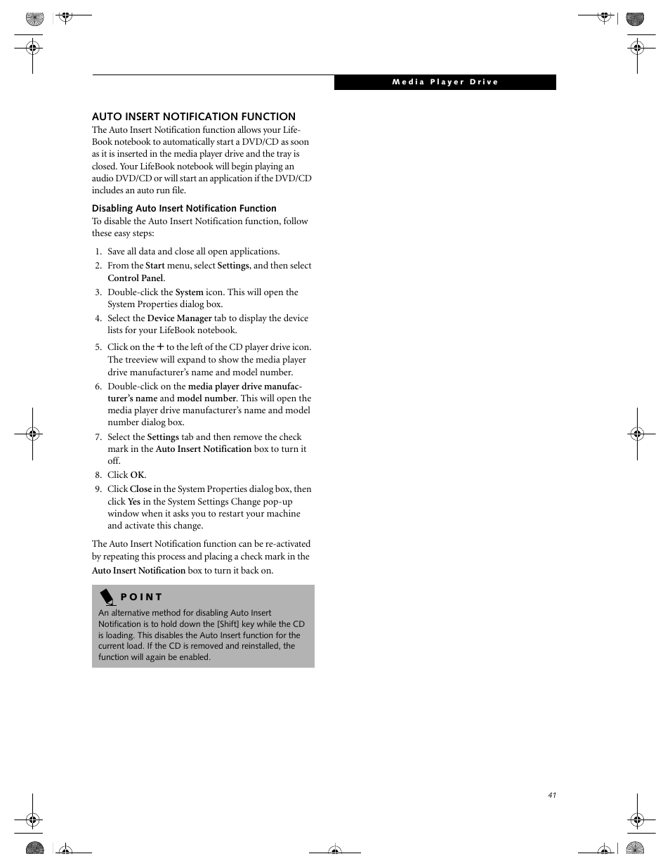 FUJITSU LIFEBOOK C2111 User Manual | Page 47 / 116