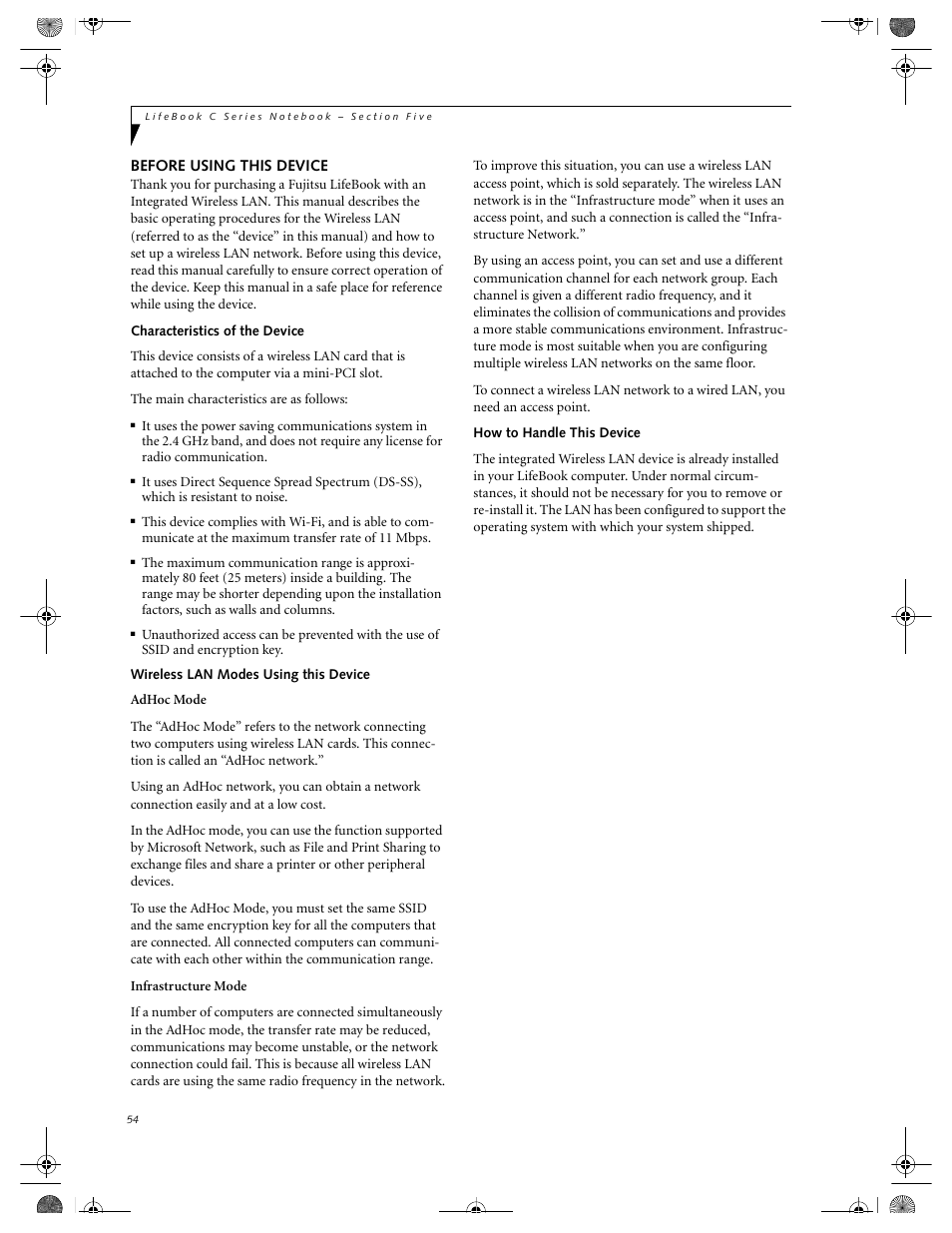 FUJITSU LIFEBOOK C2111 User Manual | Page 60 / 116