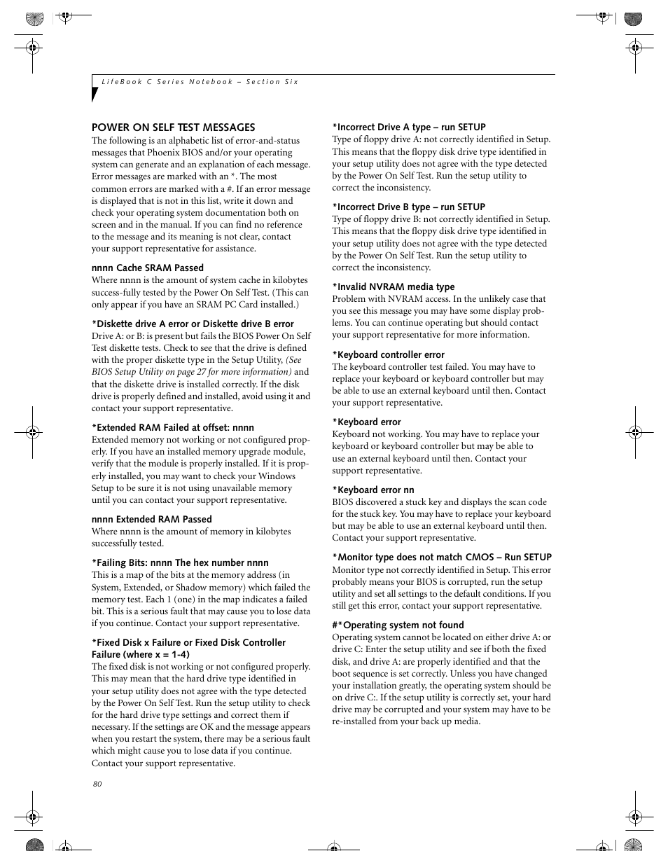 FUJITSU LIFEBOOK C2111 User Manual | Page 86 / 116