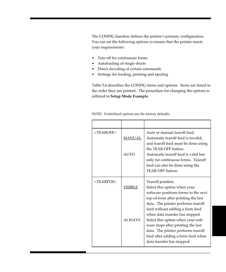 Configuration items and options | FUJITSU DL9300 User Manual | Page 126 / 250