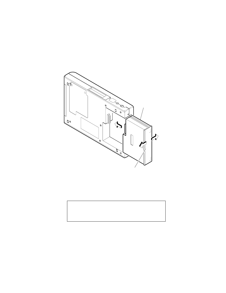 Removing and installing the battery pack | FUJITSU 1200 User Manual | Page 25 / 38