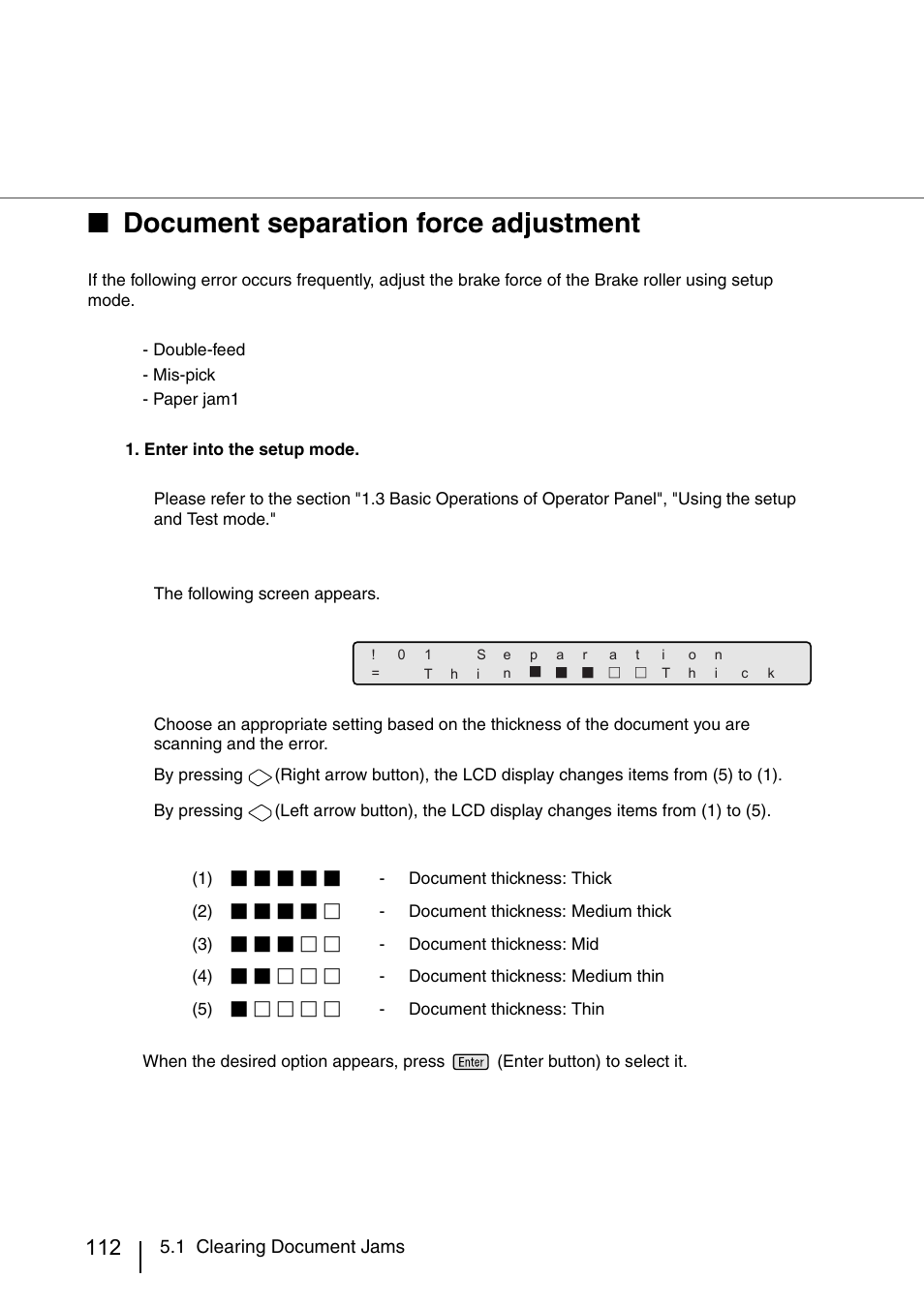 Document separation force adjustment | FUJITSU IMAGE SCANNER FI-486PRRE User Manual | Page 135 / 286