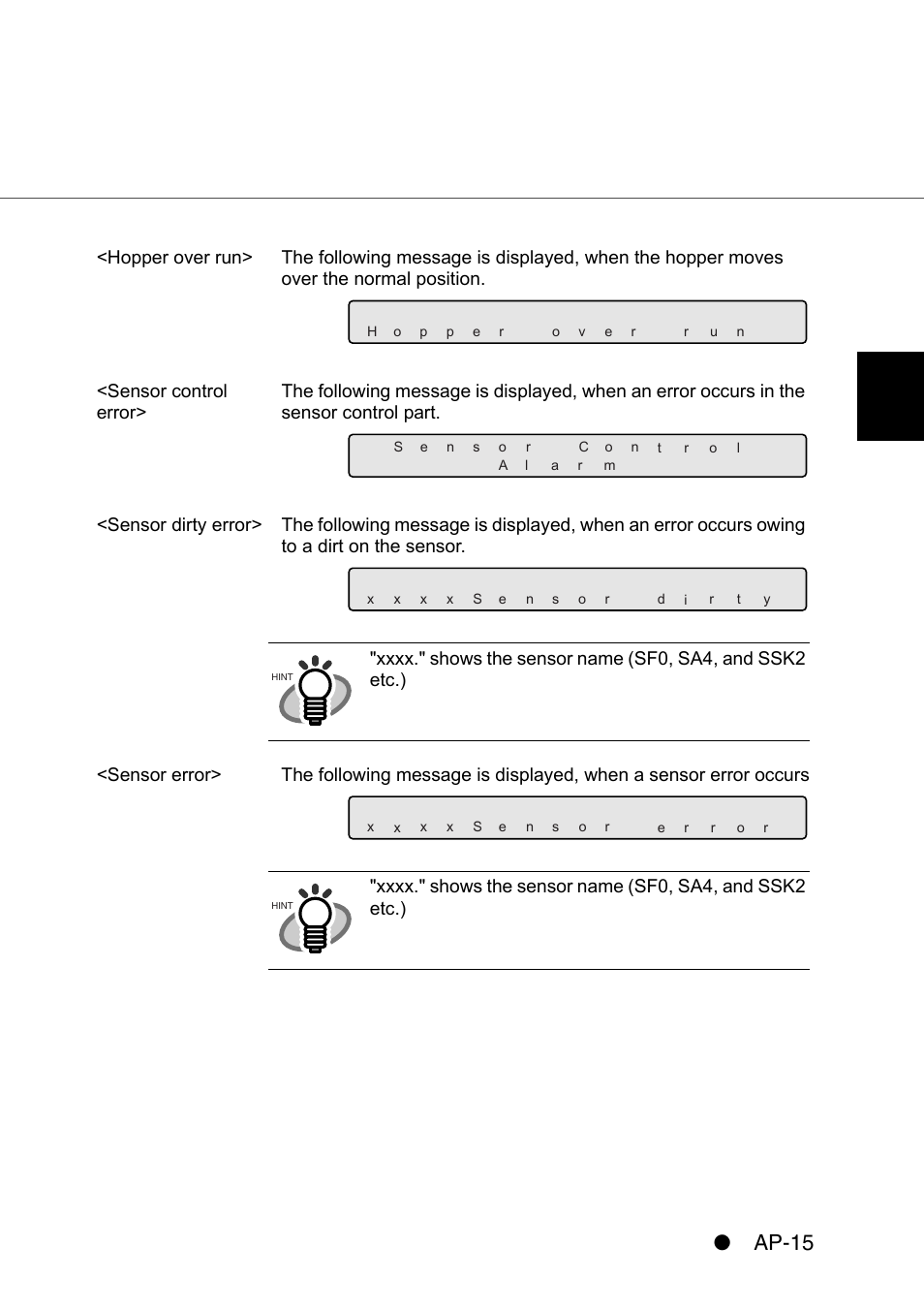 Ap-15 | FUJITSU IMAGE SCANNER FI-486PRRE User Manual | Page 278 / 286
