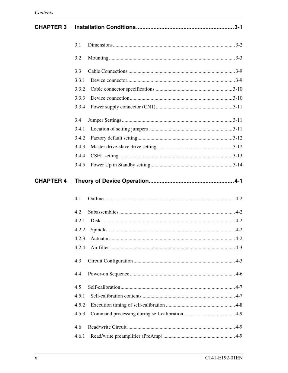 FUJITSU MHT2060AT User Manual | Page 14 / 256