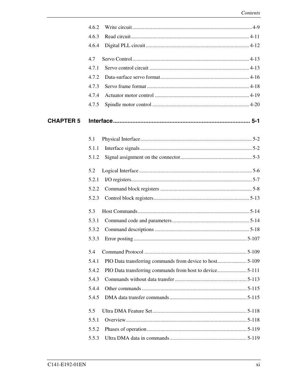 FUJITSU MHT2060AT User Manual | Page 15 / 256
