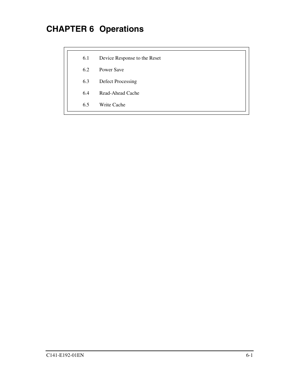 Chapter 6 operations | FUJITSU MHT2060AT User Manual | Page 221 / 256
