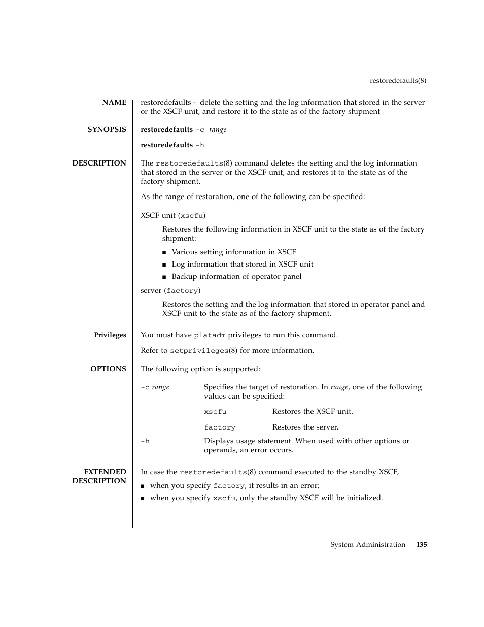 Restoredefaults | FUJITSU M8000 User Manual | Page 157 / 518