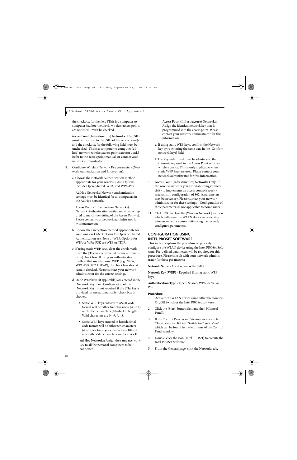 FUJITSU T4215 User Manual | Page 106 / 136