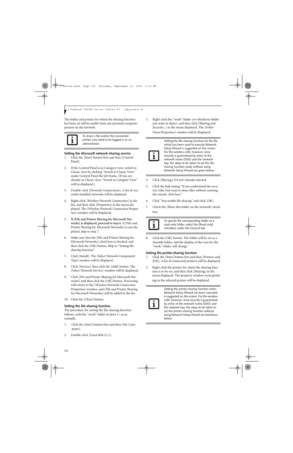 FUJITSU T4215 User Manual | Page 110 / 136