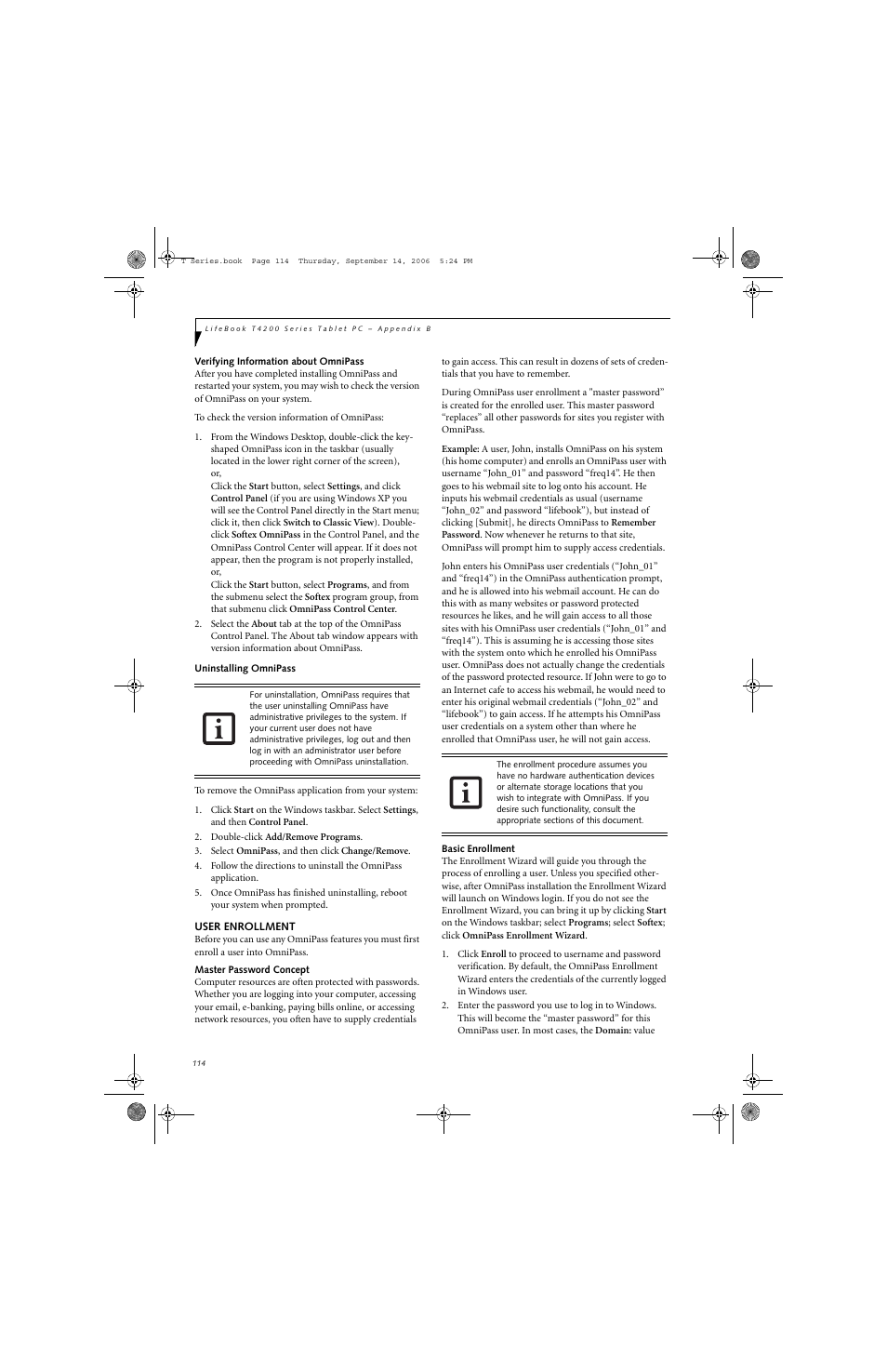 FUJITSU T4215 User Manual | Page 122 / 136