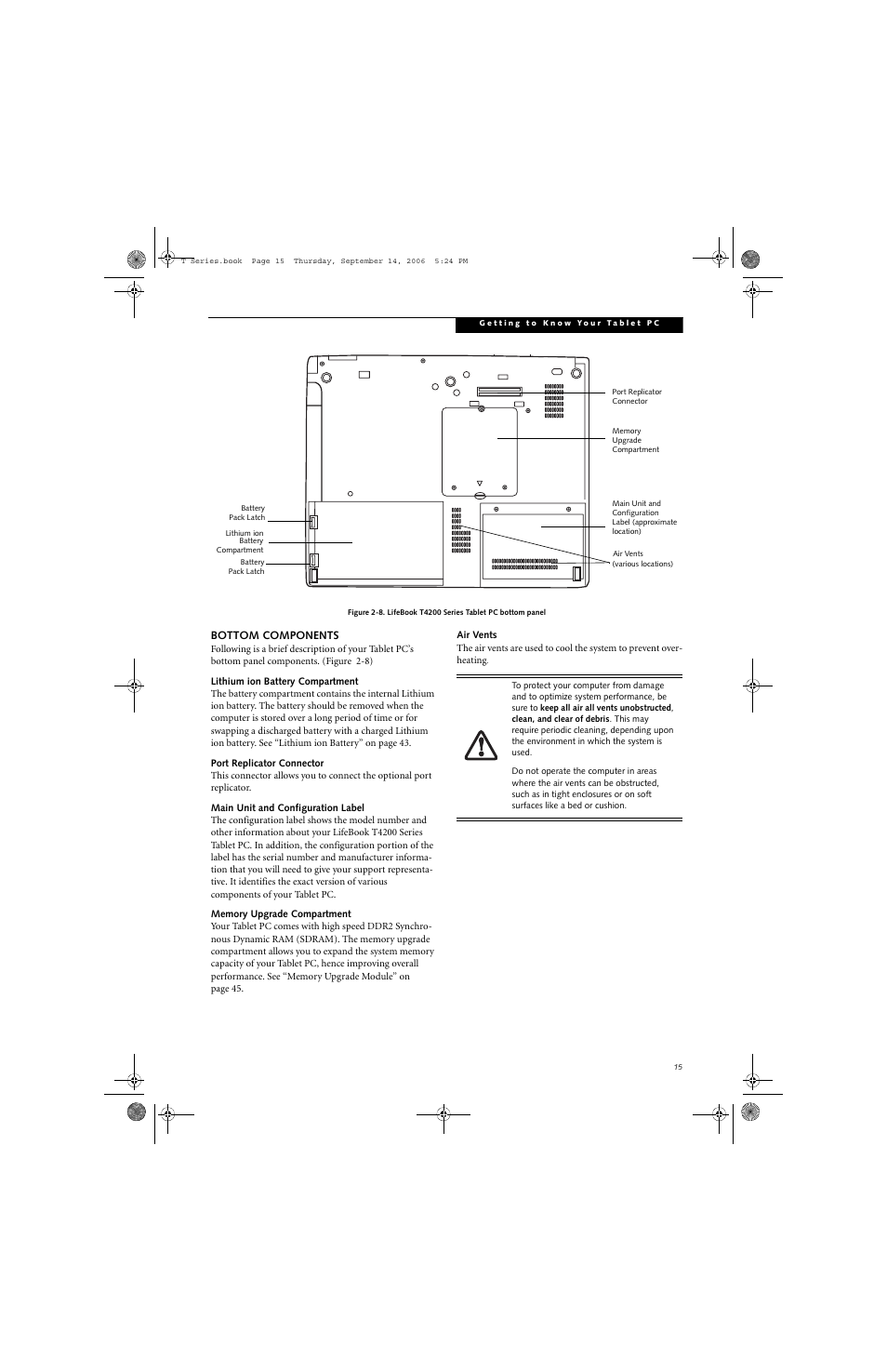 FUJITSU T4215 User Manual | Page 23 / 136