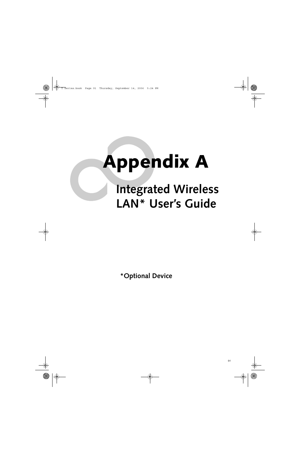 Appendix a, Integrated wireless lan* user’s guide | FUJITSU T4215 User Manual | Page 99 / 136