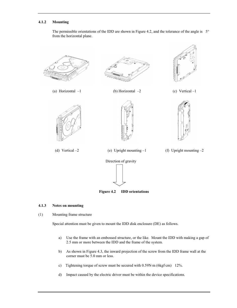 2 moun ing, 3 notes on moun ing | FUJITSU MAP3735FC User Manual | Page 55 / 114