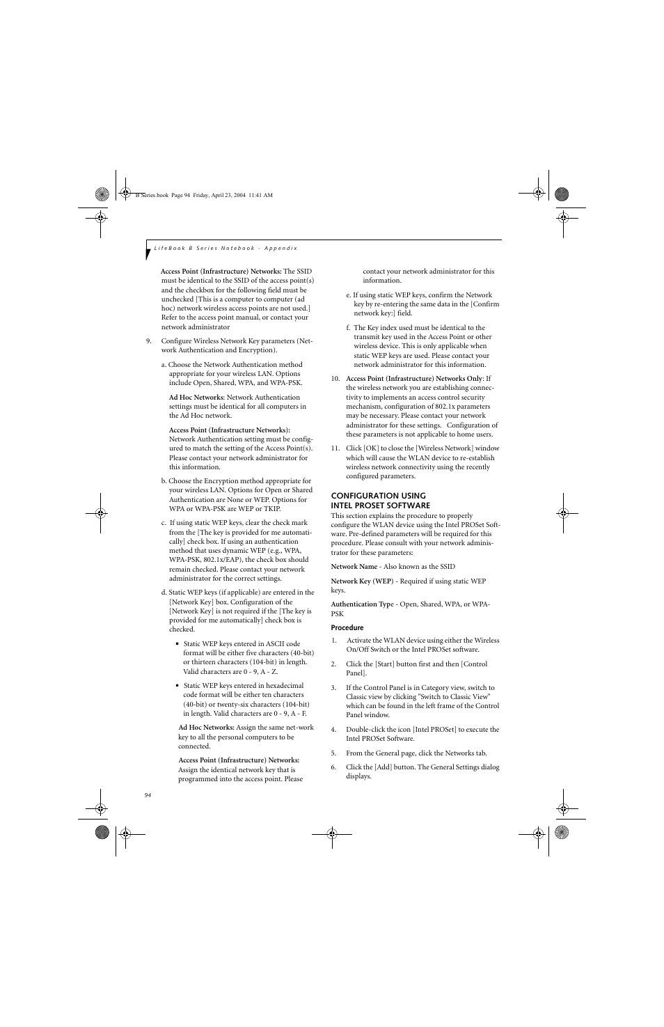 FUJITSU B3020D User Manual | Page 101 / 115