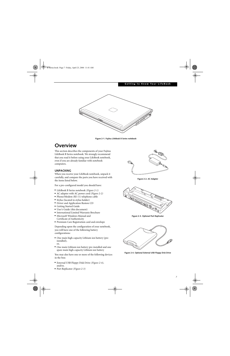 Overview | FUJITSU B3020D User Manual | Page 14 / 115