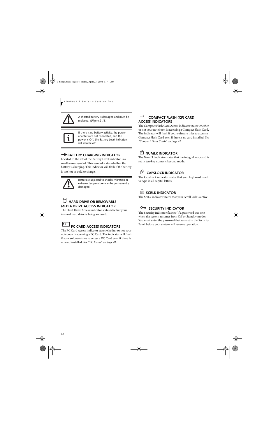 FUJITSU B3020D User Manual | Page 21 / 115