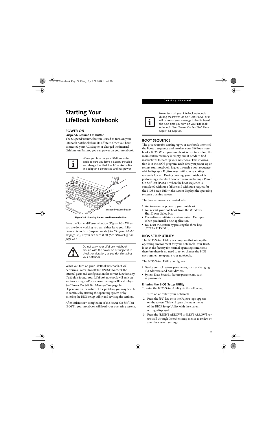 FUJITSU B3020D User Manual | Page 36 / 115