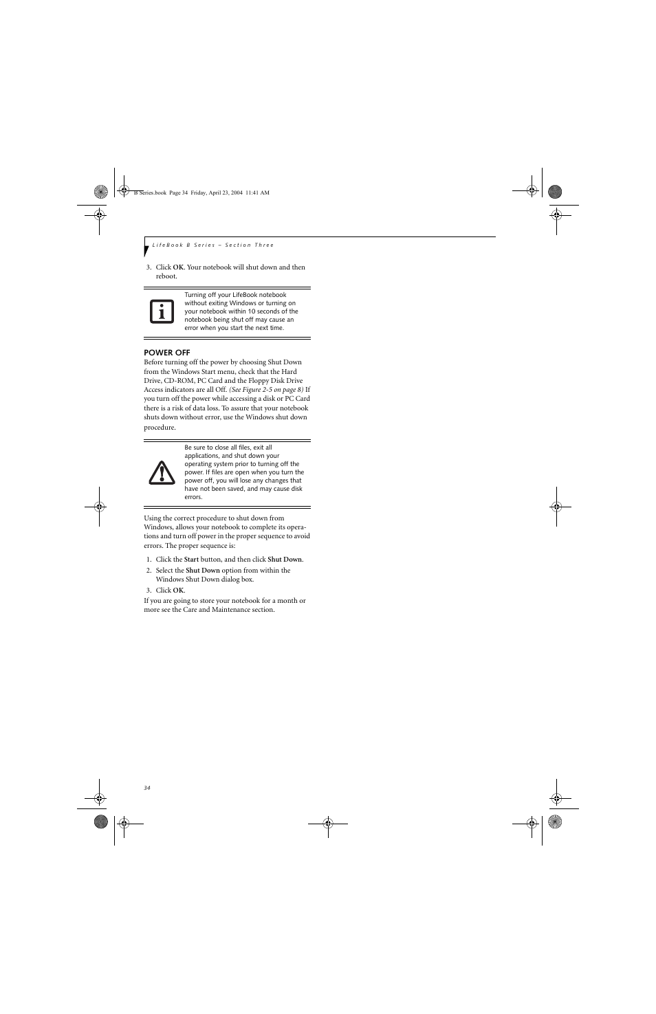 FUJITSU B3020D User Manual | Page 41 / 115