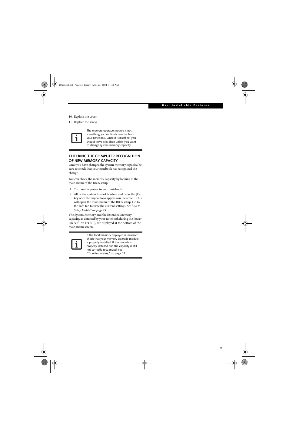 FUJITSU B3020D User Manual | Page 52 / 115