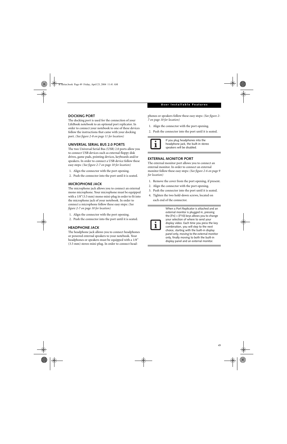 FUJITSU B3020D User Manual | Page 56 / 115