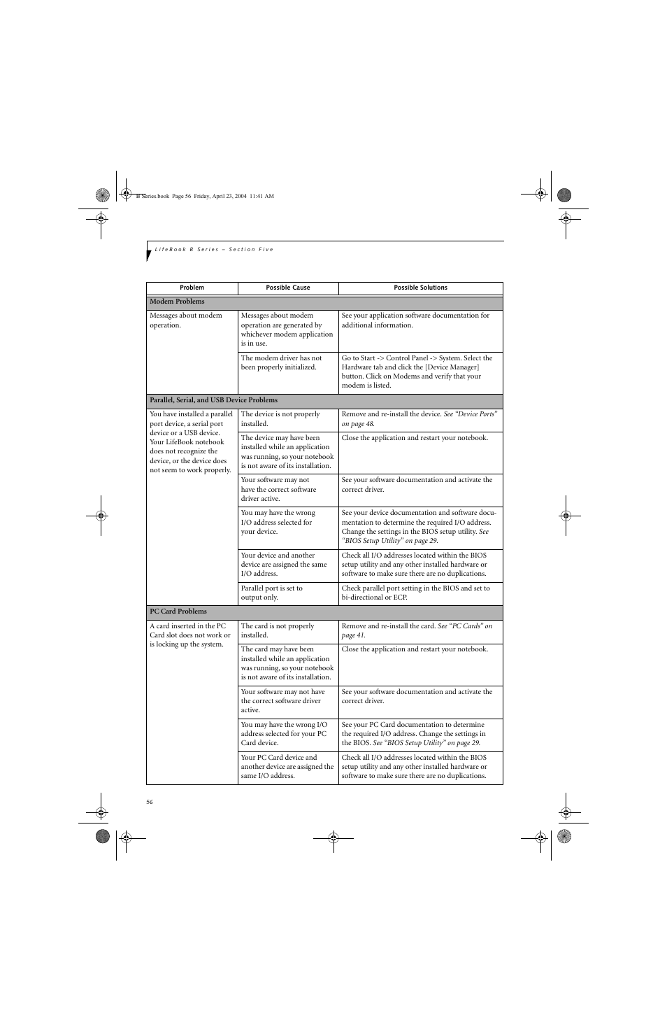 FUJITSU B3020D User Manual | Page 63 / 115