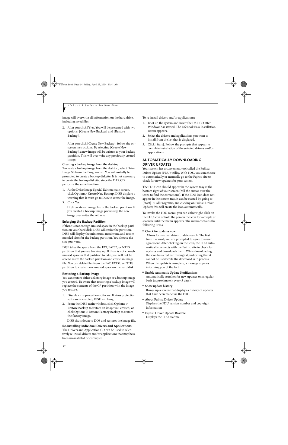 FUJITSU B3020D User Manual | Page 71 / 115