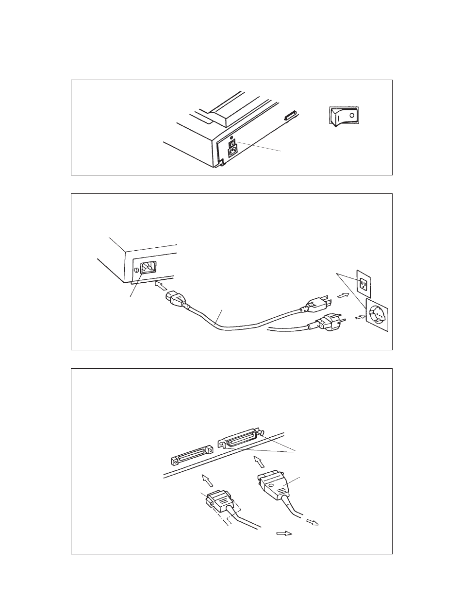 3 connections, Connections -3 | FUJITSU M3093DE User Manual | Page 19 / 51