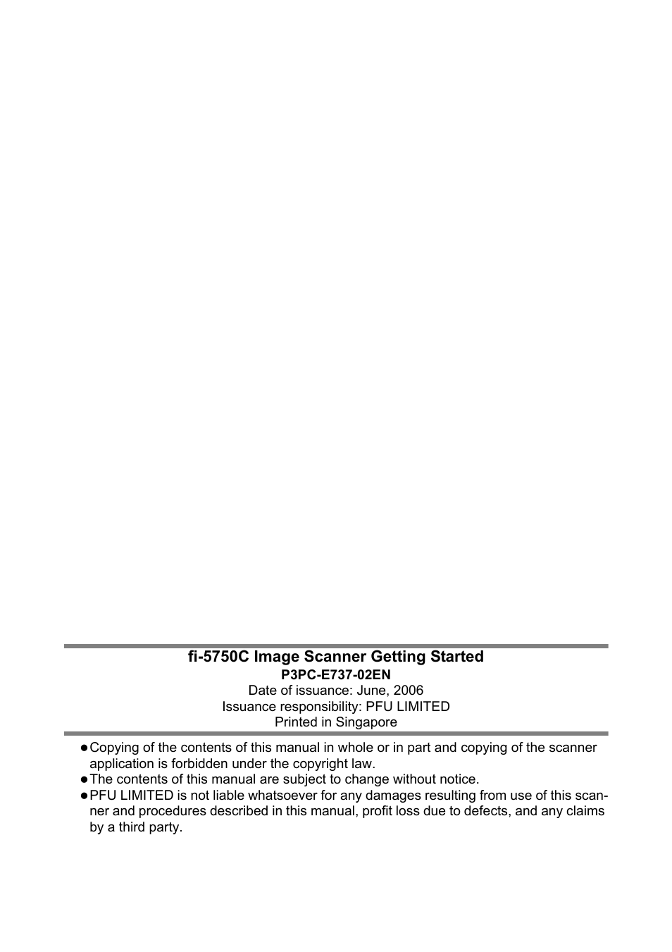 Fi-5750c image scanner getting started | FUJITSU fi-5750C User Manual | Page 40 / 40
