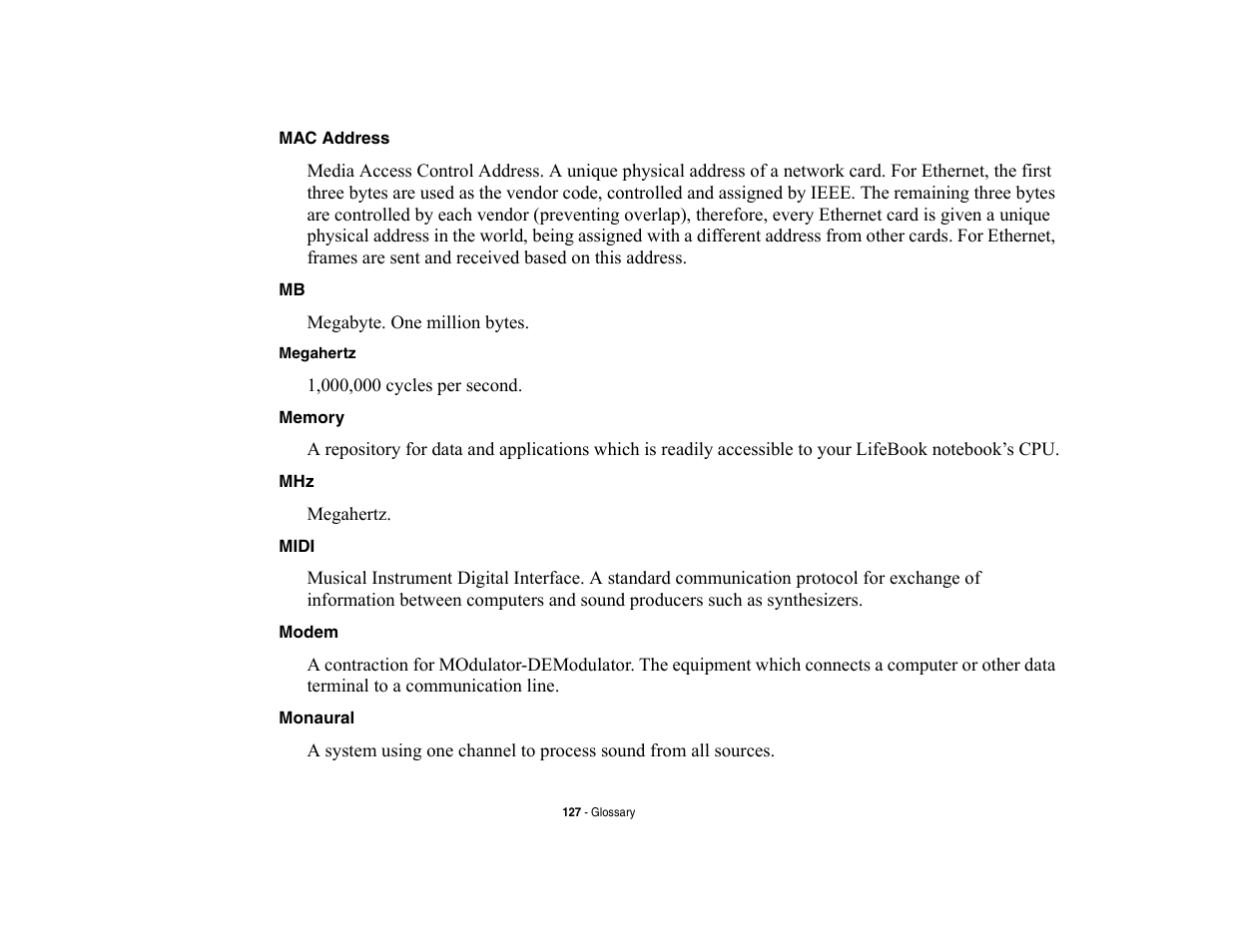 FUJITSU V700 User Manual | Page 132 / 161