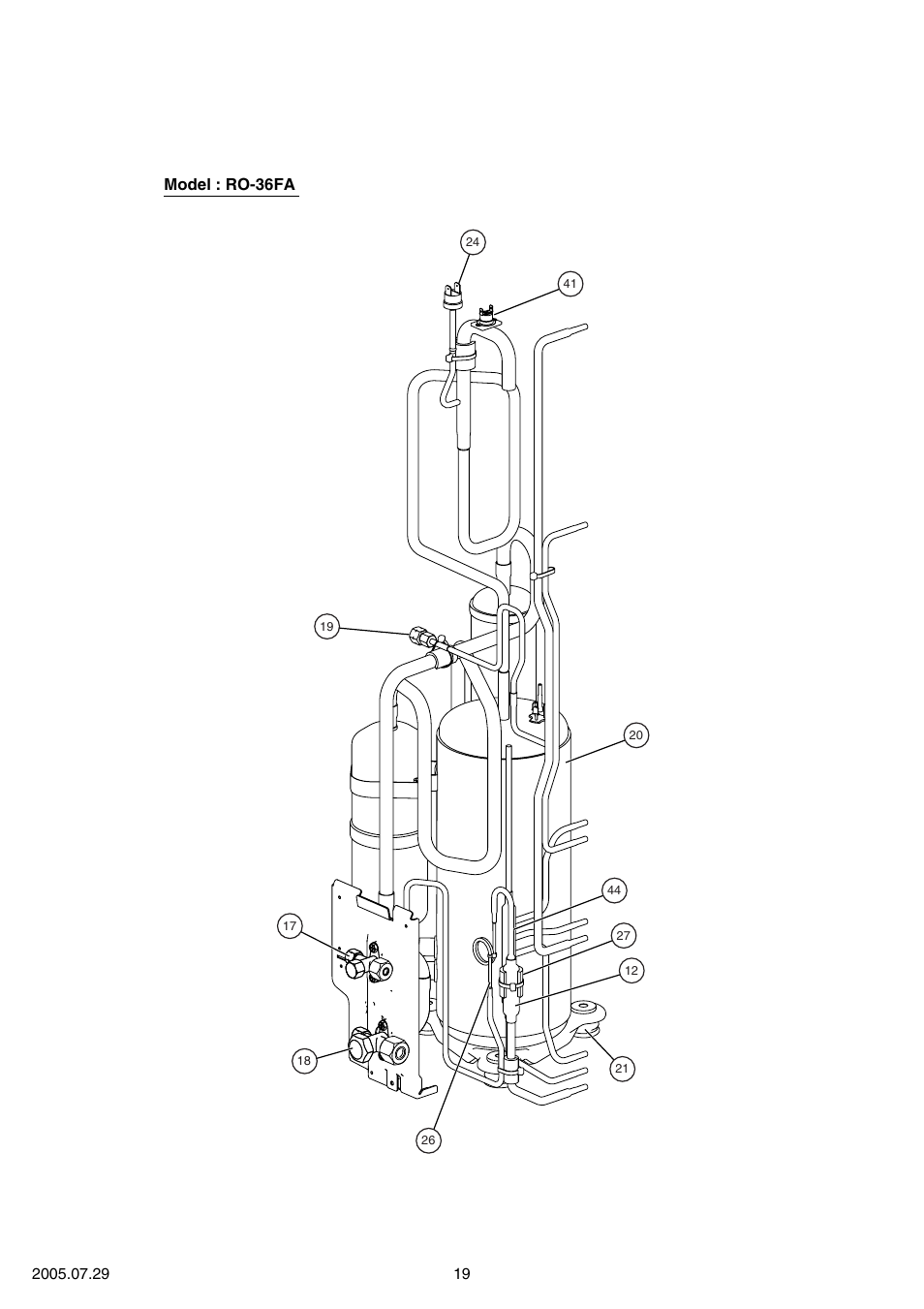 FUJITSU RY-36UA User Manual | Page 20 / 27